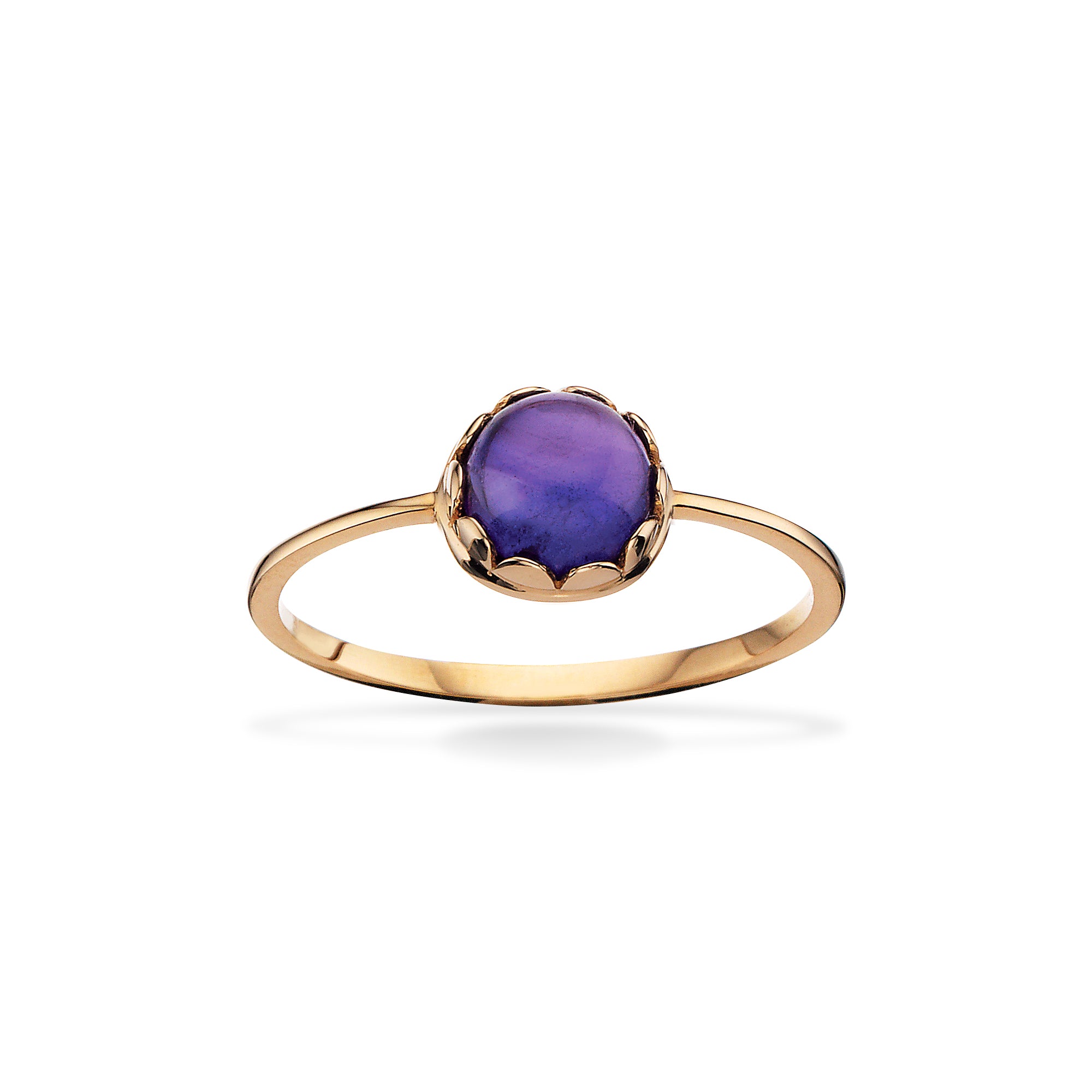 Ring ametyst 14 kt. fra Scrouples Jewellery