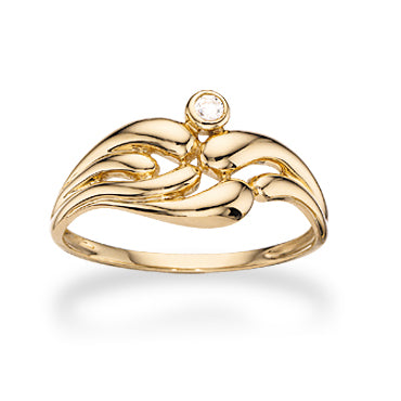 Ring syn.zir. 8 kt. fra Scrouples Jewellery