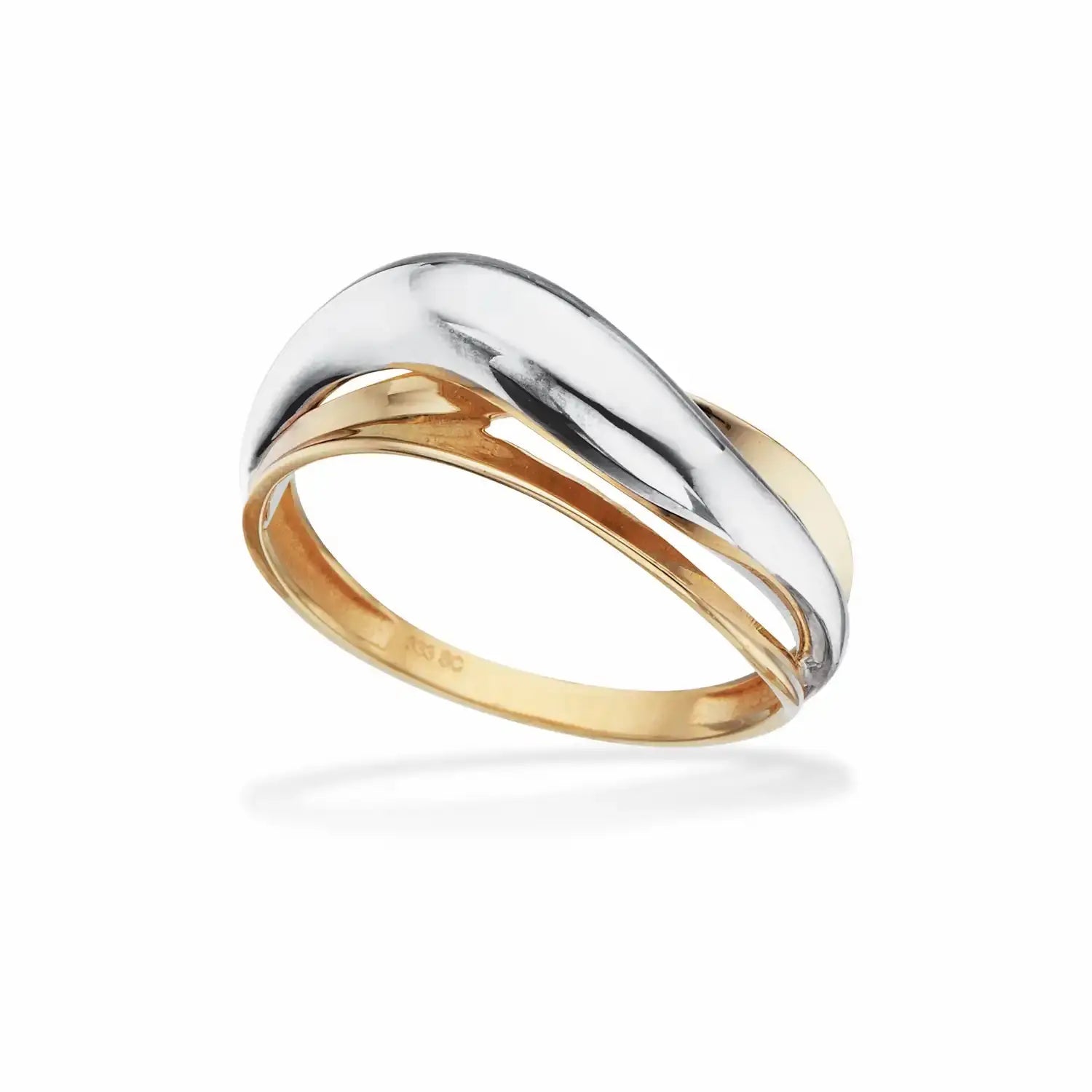 Ring 2 fv. - 8 kt. Guld fra Scrouples Jewellery