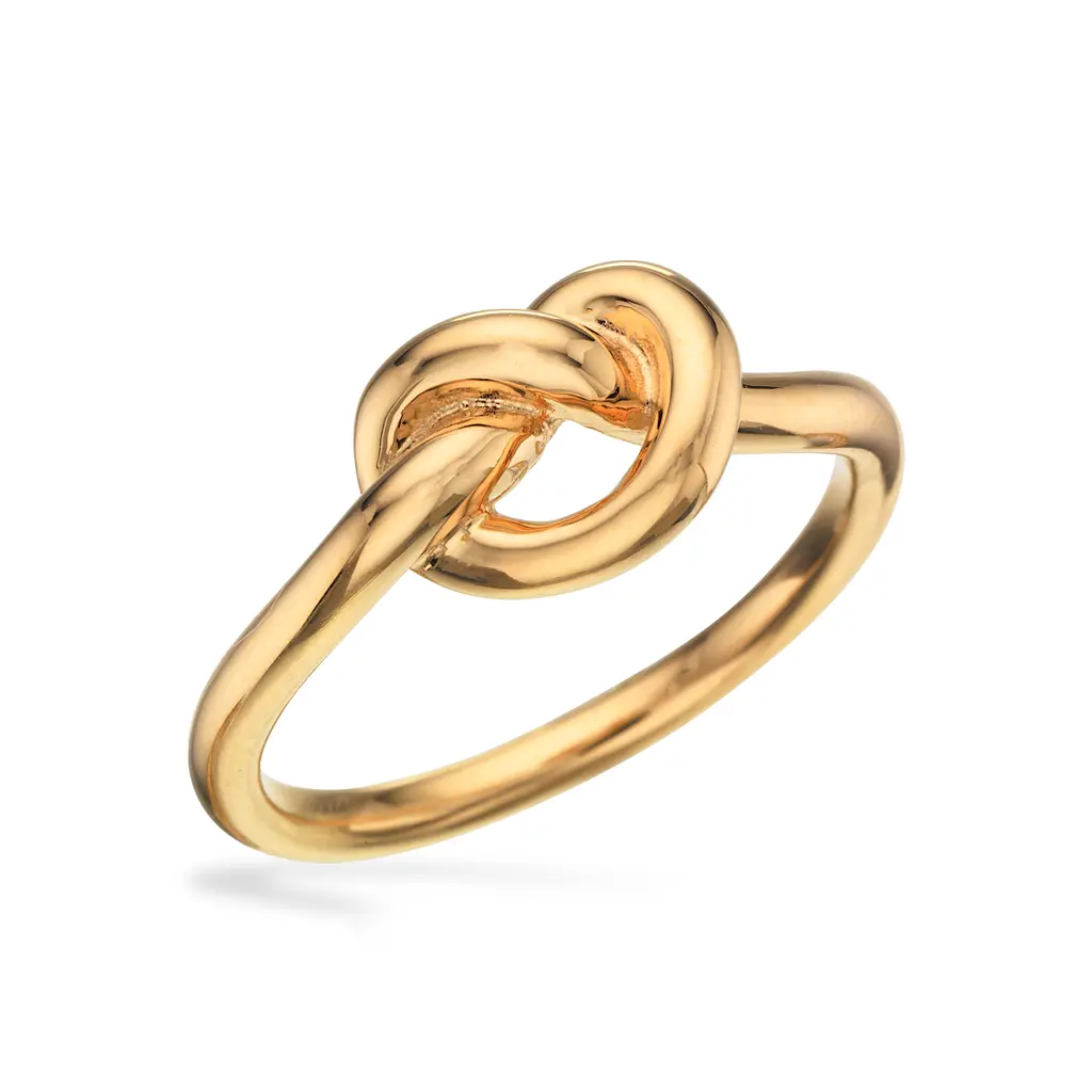 Ring m. knude - 8 kt. fra Scrouples Jewellery