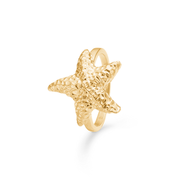 Starfish Lustre Ring - Forgyldt