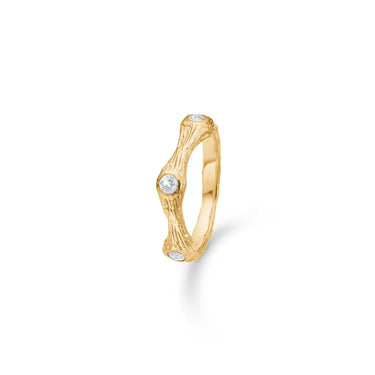 Sølv forg. ring &quot;Tangled&quot; m. zirk. fra Mads Z Studio Z