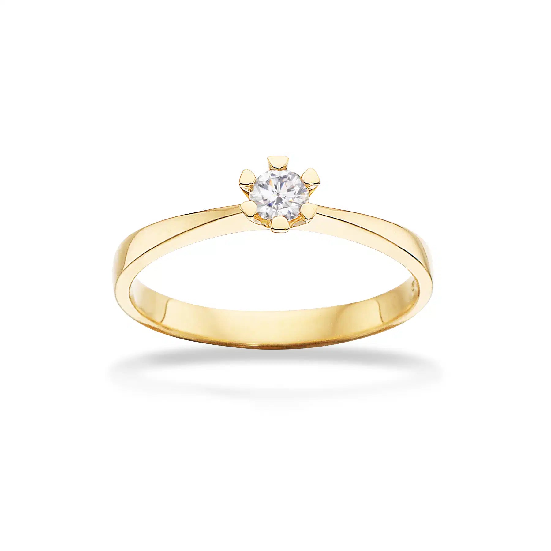 Vida Ring 0,15 ct - 8 kt. Guld fra Scrouples Vida