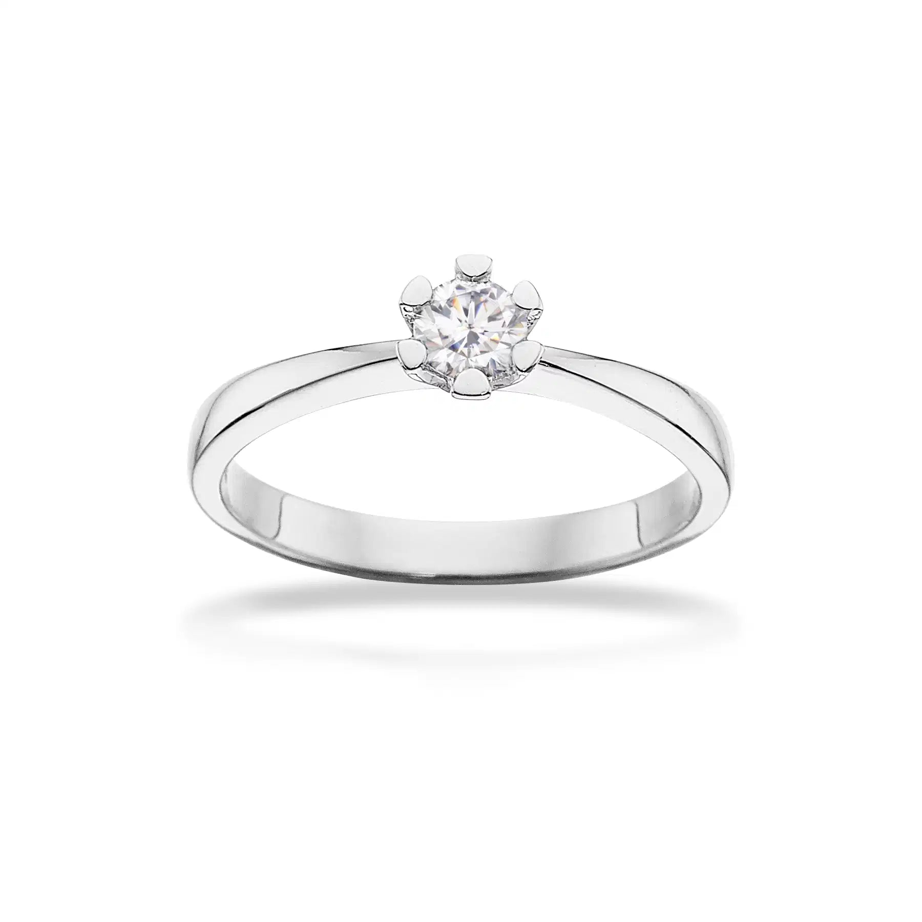 Vida Ring 0,20 ct. - 8 kt. Hvidguld fra Scrouples Vida