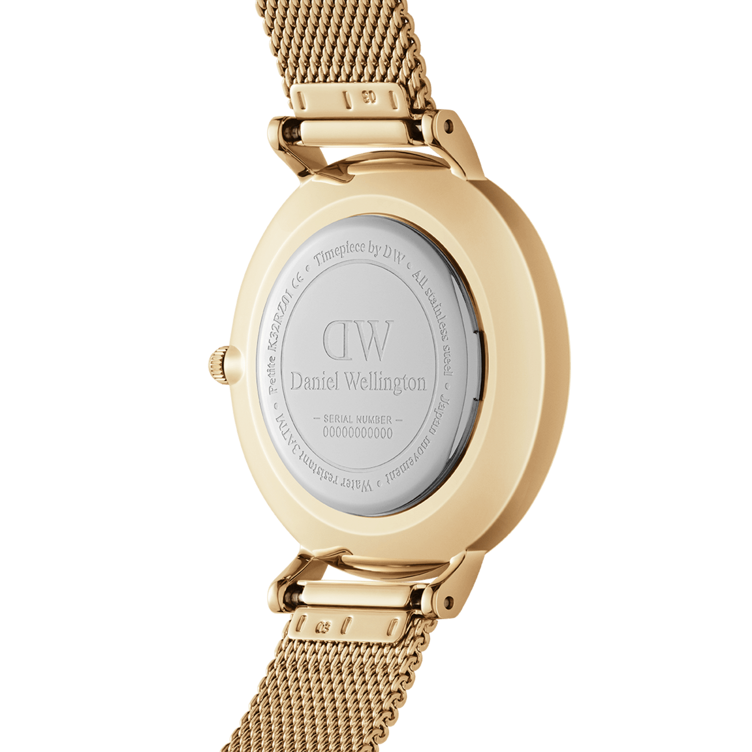 Petite Evergold 36 mm - Guld/Hvid fra Daniel Wellington