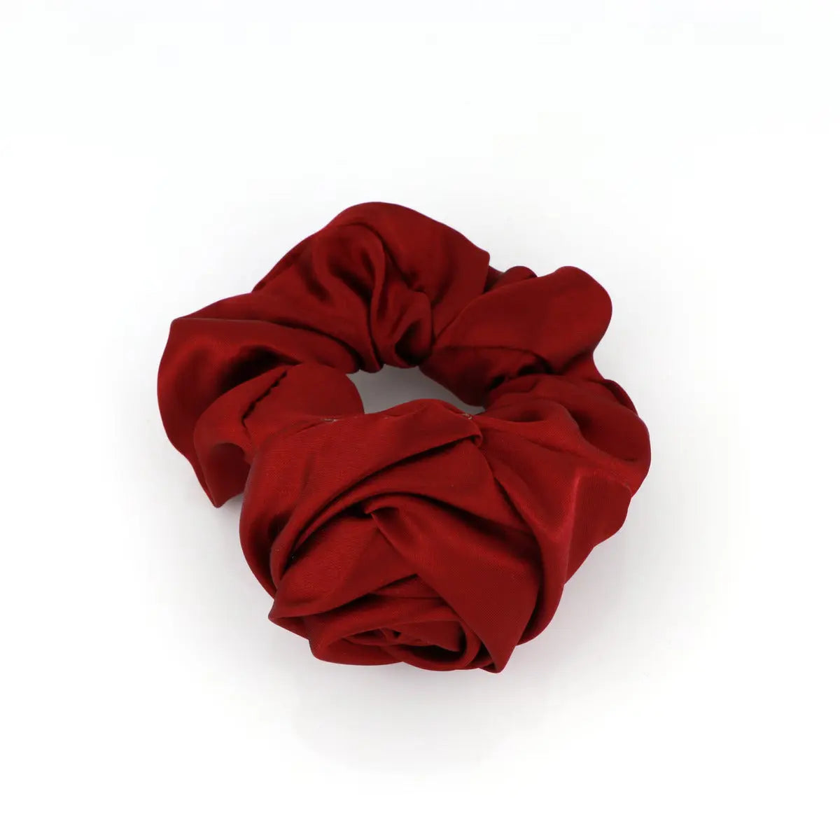 Satin Rose Hårelastik - Dark Red fra Mads Z Studio Z