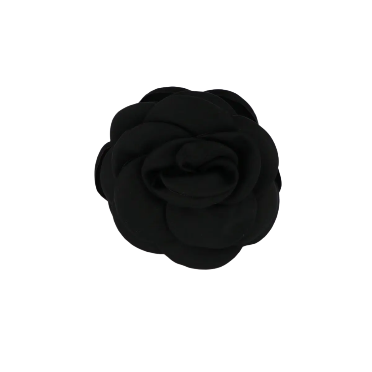 Satin Rose Hårklemme - Black fra Studio Z