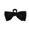 Satin Sløjfe Hårklemme Stor  - Black fra Studio Z