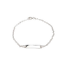 Armbånd m. Plade - Rhod. Sølv fra Noa Kids