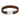 SON armbånd brun kalveskind 12mm - Sølv/brun fra Son Of Noa