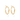 Curved creol - Forgyldt sølv