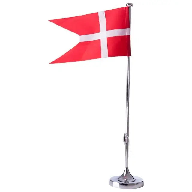 Flagstang med fod 40 cm - Forkromet fra Noa Kids