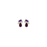 Amatyst Ørestikker - 8 kt Guld fra Gold Essentials