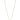 Marguerit collier m. hjerte 1x5 mm - Forgyldt fra Lund Copenhagen