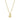 Marguerit collier 11 mm - Forgyldt fra Lund Copenhagen