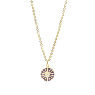 Marguerit Collier m. Lilla Emalje - Forgyldt