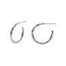 Ina øreringe 20mm - Sølv fra Maanesten