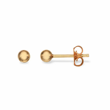 Ørepynt  kugle 3 mm. 8 kt. fra Scrouples Jewellery