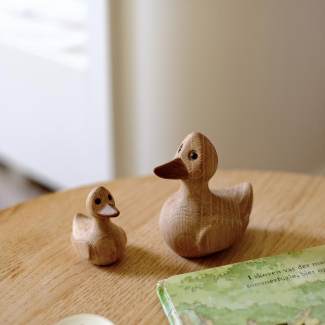 And&Ælling Figur 8/5 cm - Træ