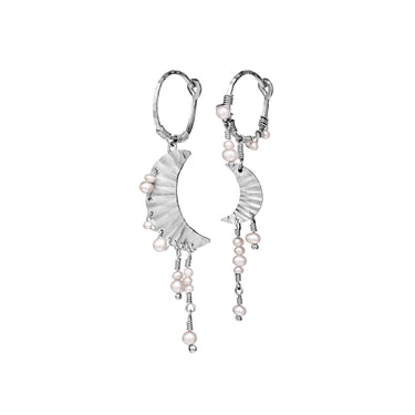 Esta Øreringe - Sølv fra Maanesten