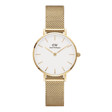 Petite Evergold 32 mm - Guld/Hvid fra Daniel Wellington