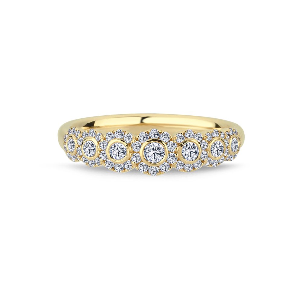 Duchess Ring m. 0,57ct. W-si - 14kt. Guld