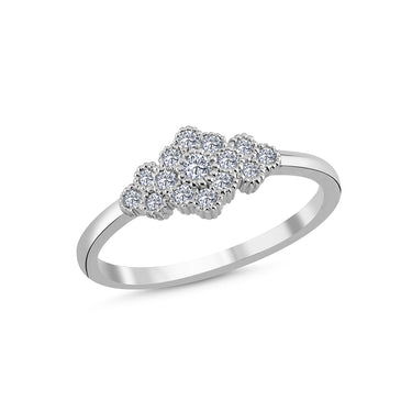 ATHENE Ring m.  0,23ct. - 14 kt. Hvidguld