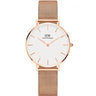 Classic Petite Melrose ur - Rosa Guld/Hvid fra Daniel Wellington
