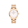 Iconic Link ur - Rosa Guld/Hvid fra Daniel Wellington