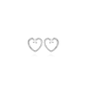 Heart Øreringe - Sølv fra Silver Essentials by Plaza
