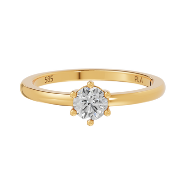 Queen star 0,40 ct ring - 14 kt. Guld