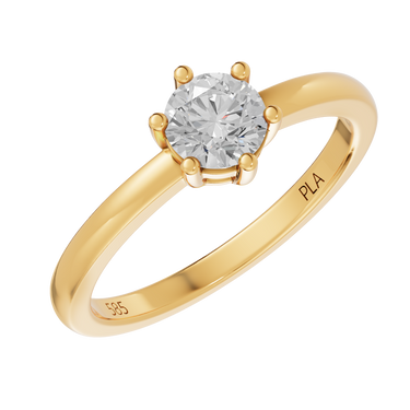 Queen star 0,60 ct ring - 14 kt. Guld