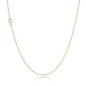 Anker Rund Halskæde 0,50/90 - Forgyldt fra Basic Essentials by Plaza