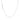 Anker Rund halskæde 0,3/42-45 - 14 kt. Hvidguld fra Fine Essentials by Plaza