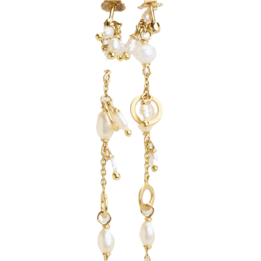 Øreringe - Vægt:  4.4g - 18kt