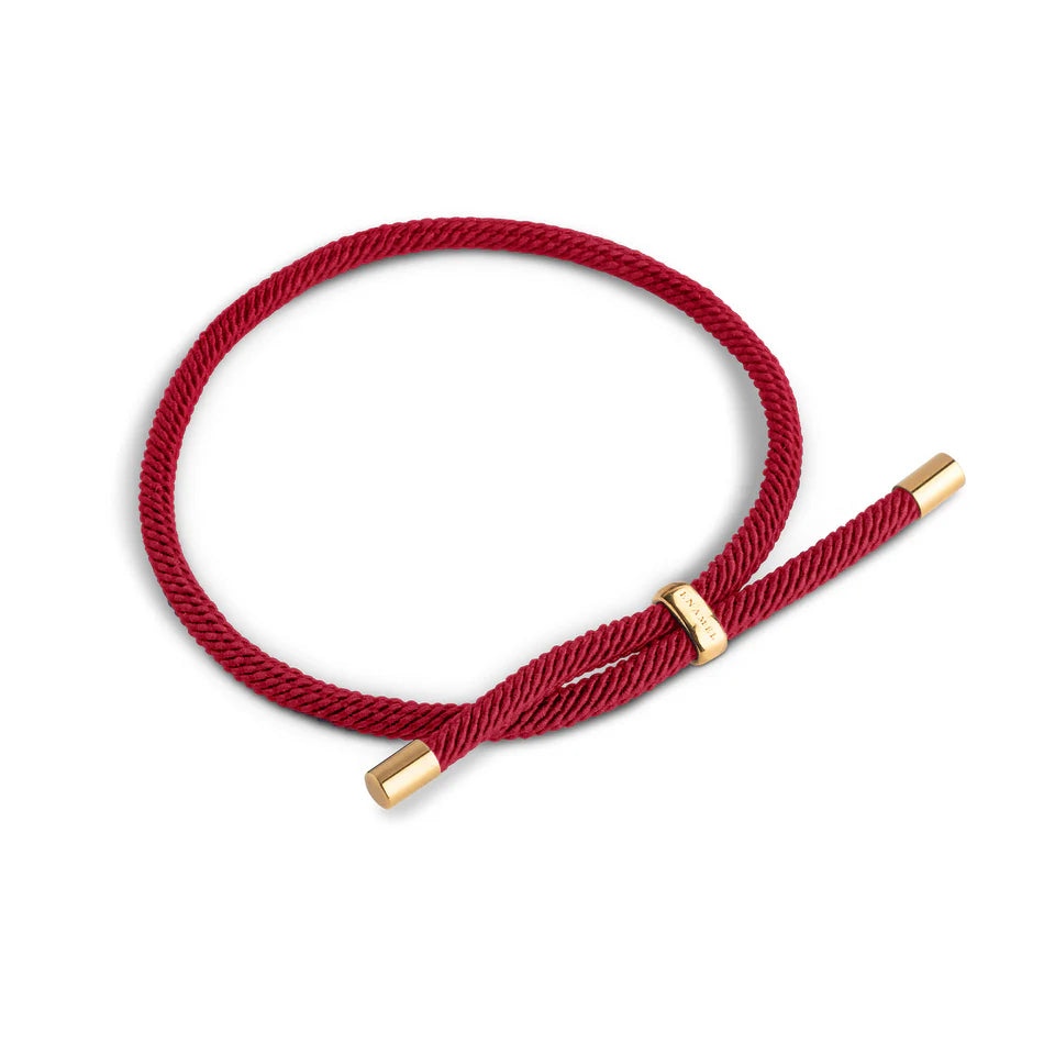 Color Cord Armbånd - Forgyldt