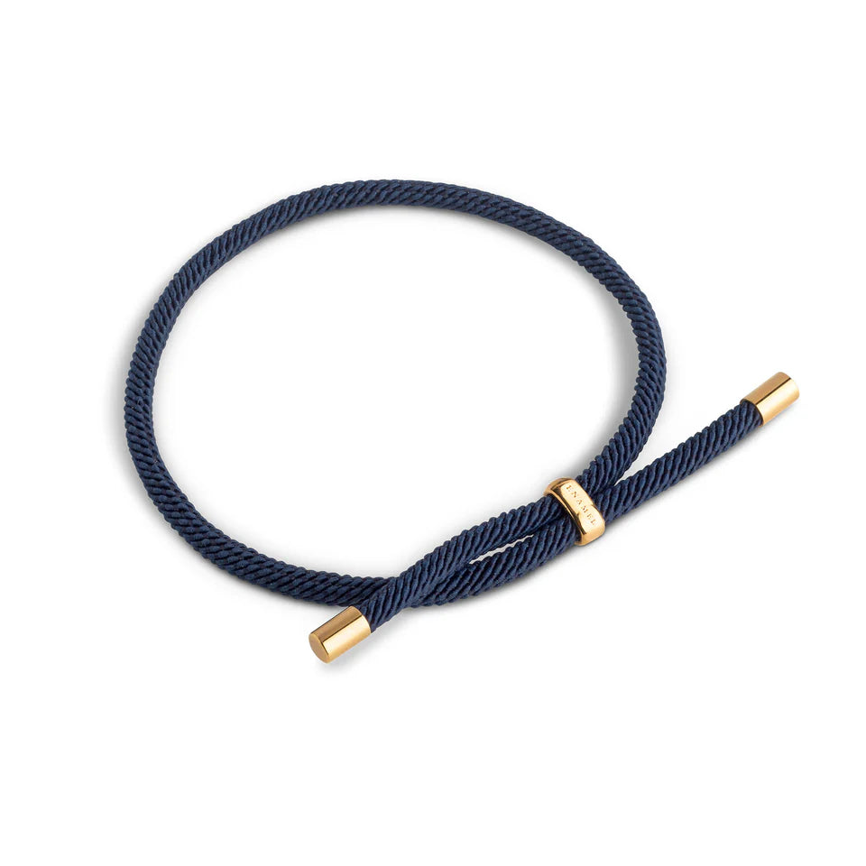Color Cord Armbånd - Forgyldt