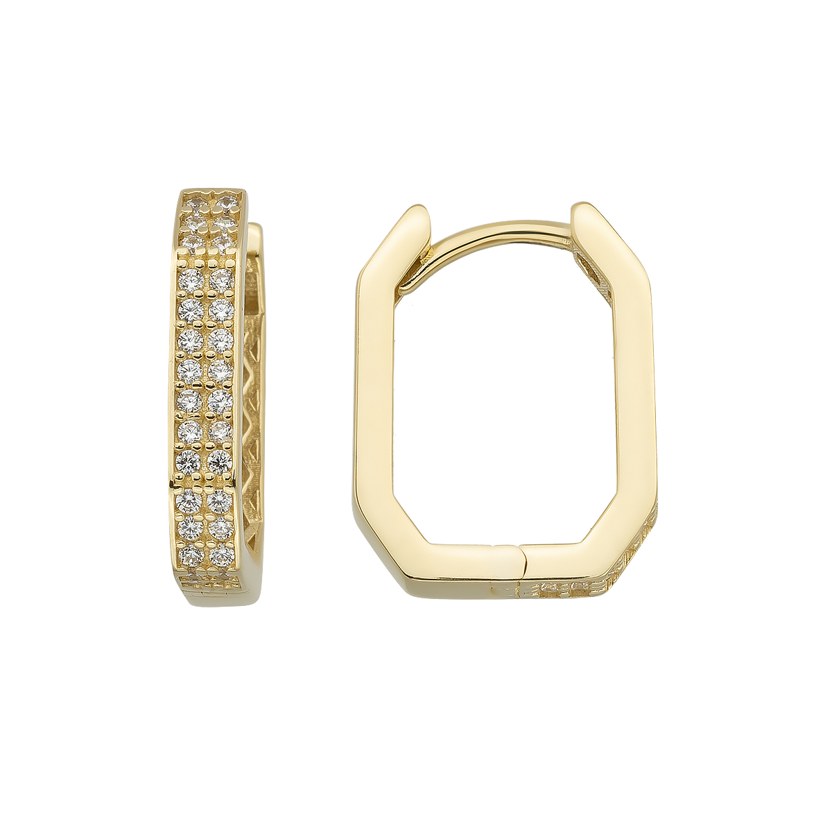 Elegant Creoler - 8 kt. Guld fra Gold Essentials