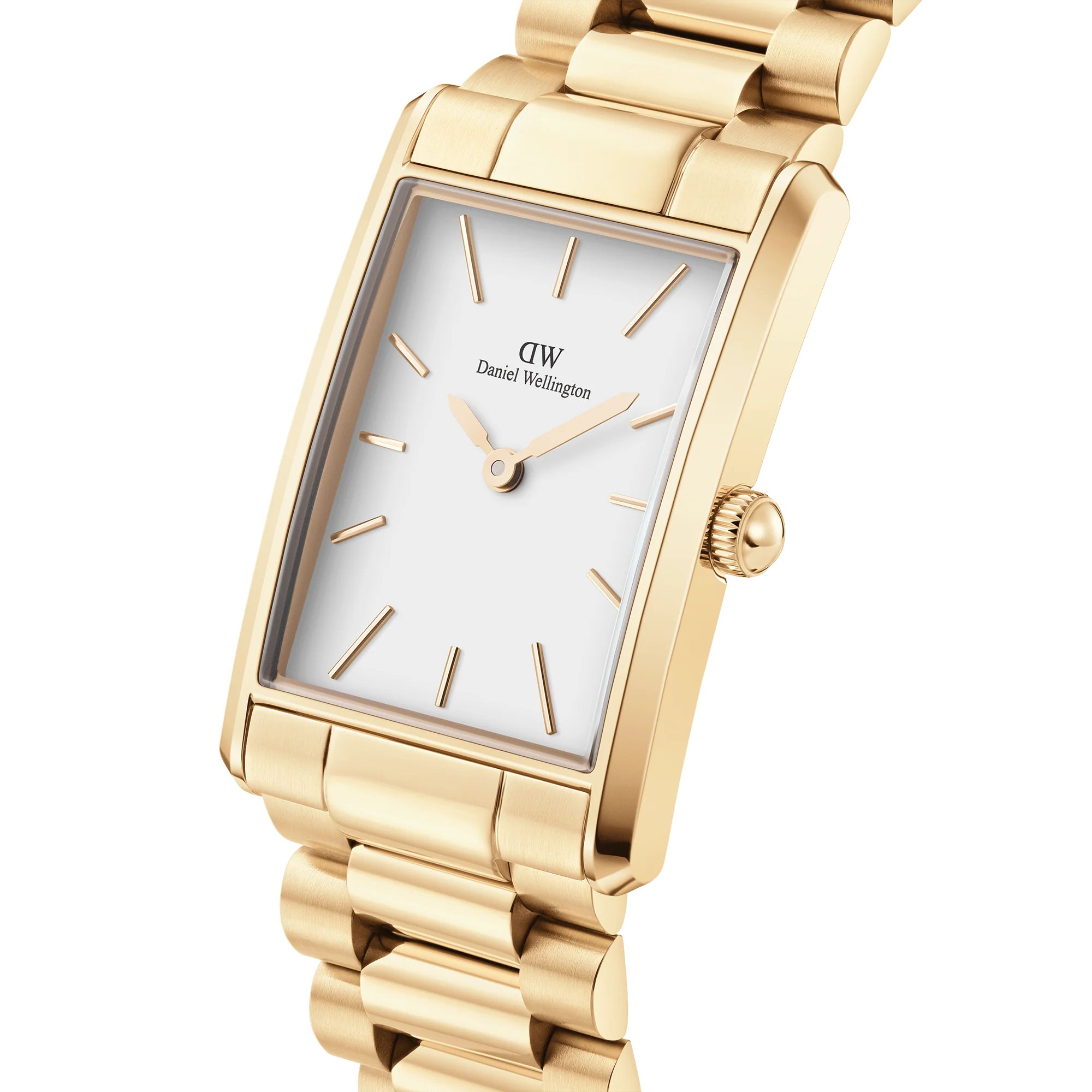 Bound 35x24mm - Guld/Hvid fra Daniel Wellington