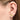 Bouquet Shell & Pearls Ørering - Forgyldt Messing