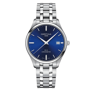 DS-8 Chronometer Ur - Sølv/Blå fra Certina