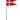 Flagstang med krydsfod 27 cm - Fortinnet