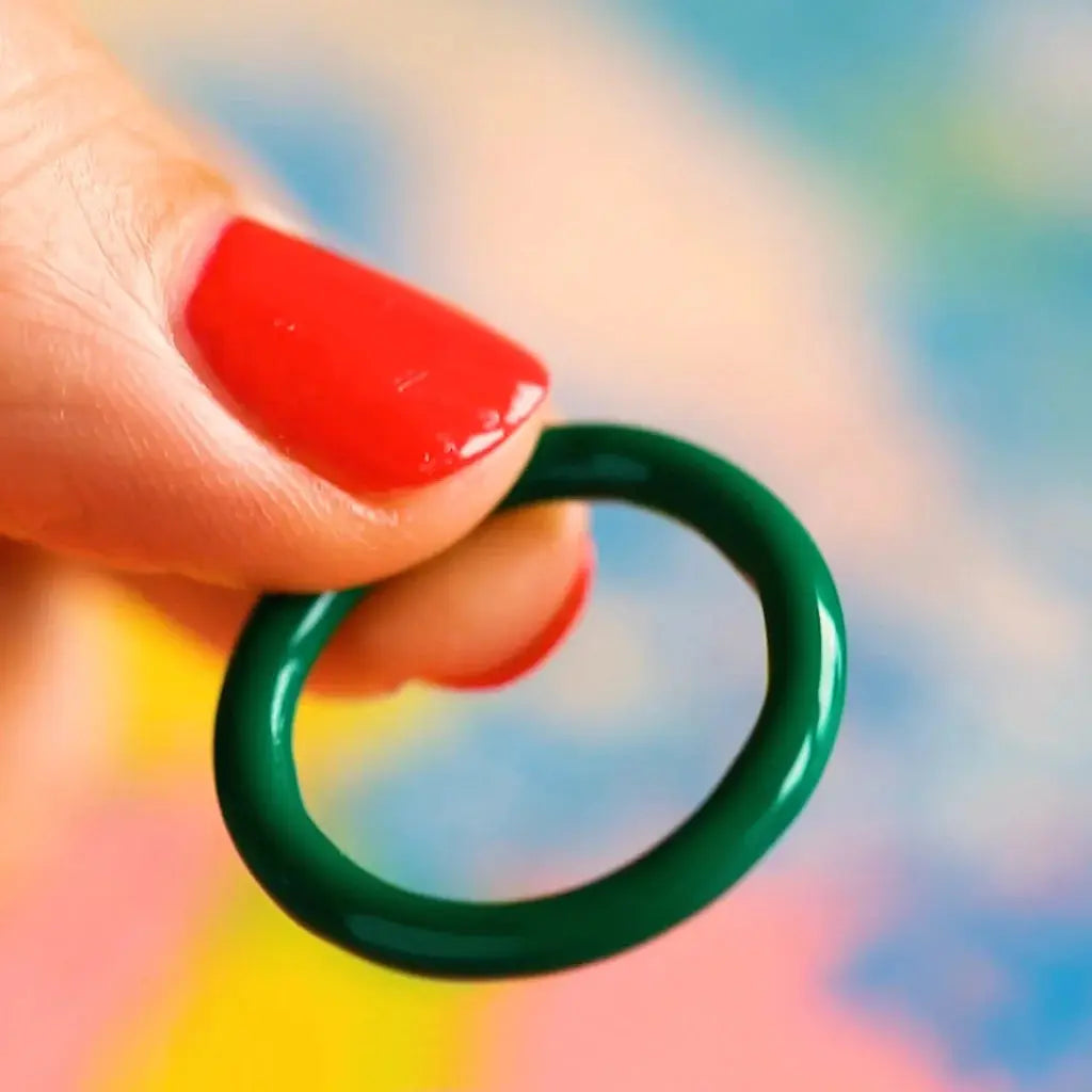 Color Ring - Messing fra LULU Copenhagen