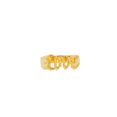 IX Love ring - Forgyldt fra Ix Studios
