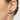 Diamond Eye Ørering - Forgyldt Messing