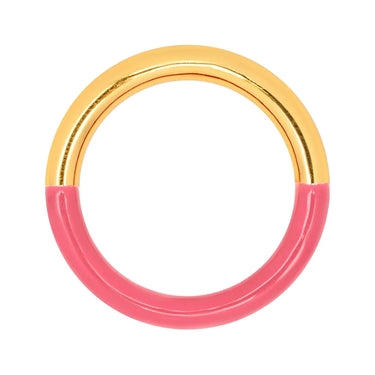 Double Color Ring - Forgyldt Messing