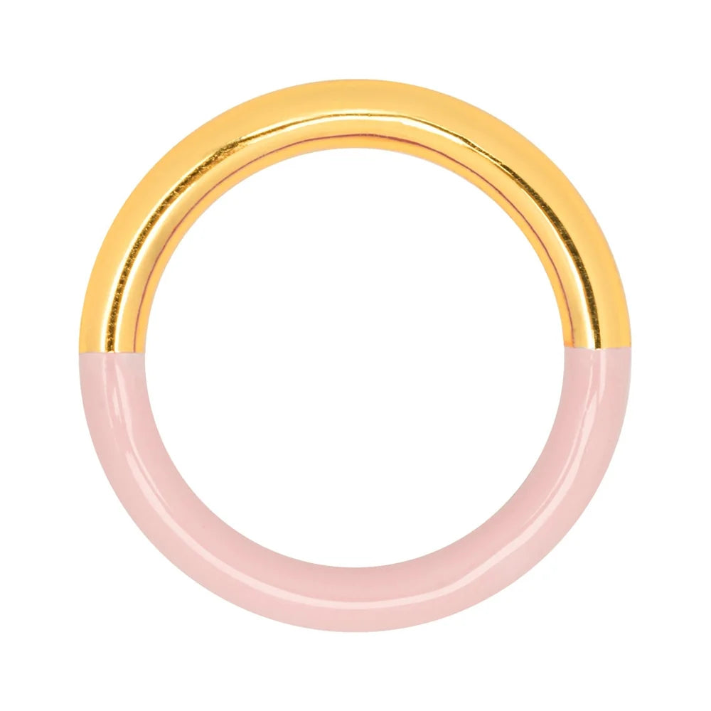 Double Color Ring - Forgyldt Messing