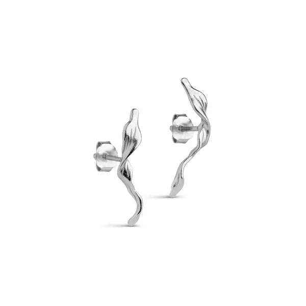 Juno øreringe Left - sølv fra Enamel