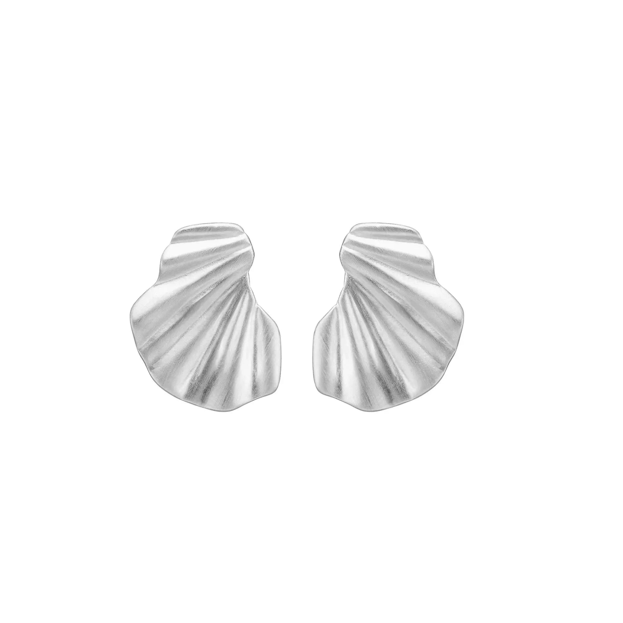Wave ørering - sølv fra Enamel