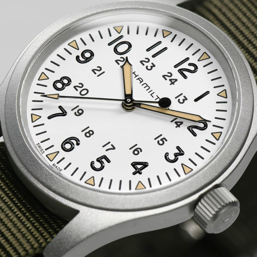 Khaki Field Mechanical H69439411 fra Hamilton